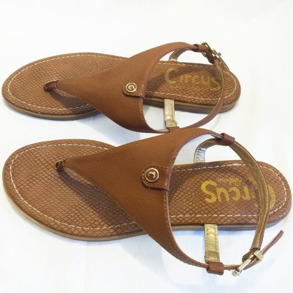 Circus by Sam Edelman Women's Carolina Sling Back Flat Sandals-Size 7 - Picture 6 of 10